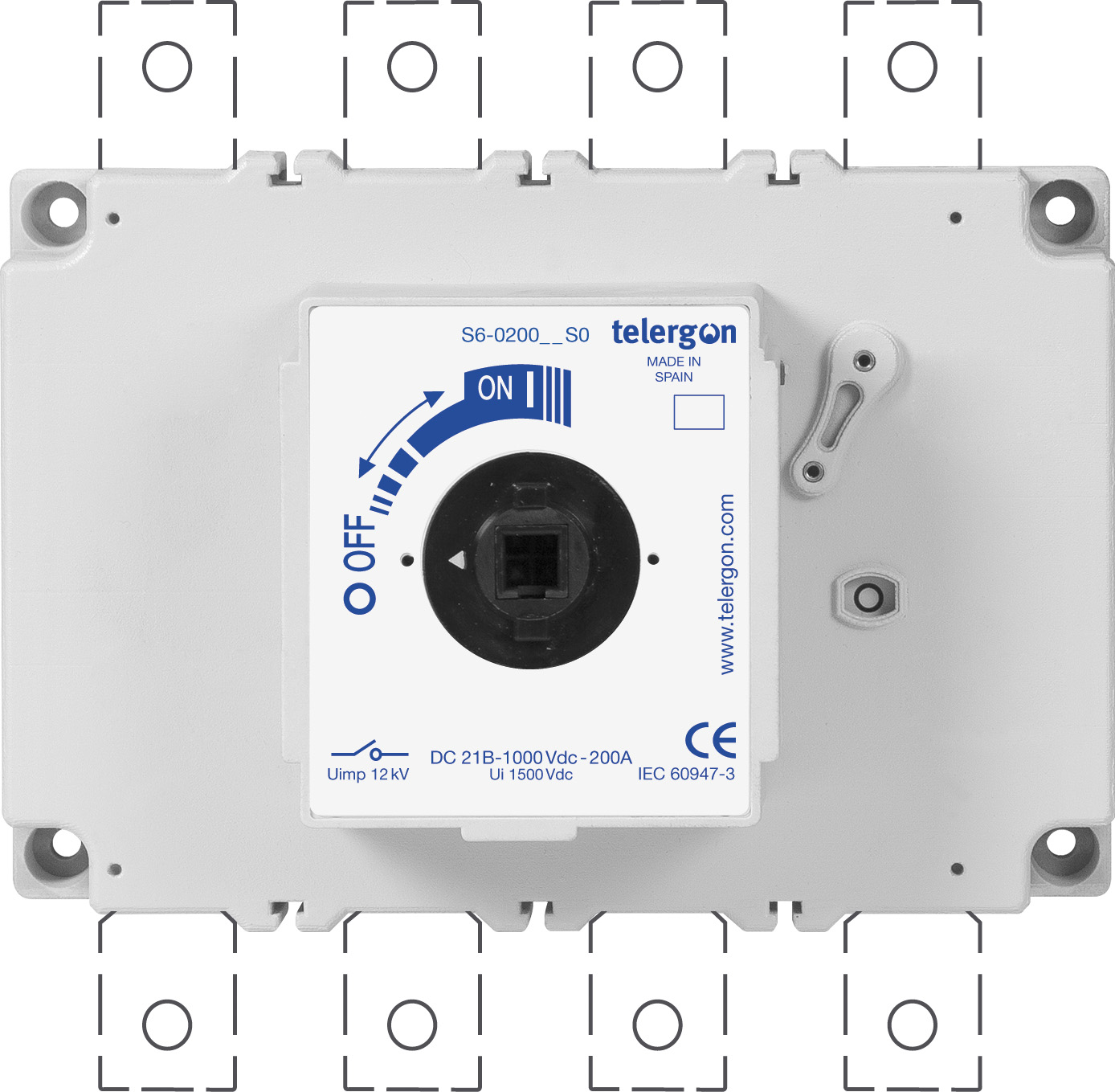 S6 DC Kalibre 1 1P - 2P (125A-160A-200A-250A-315A-400A) 1000Vdc'ye kadar